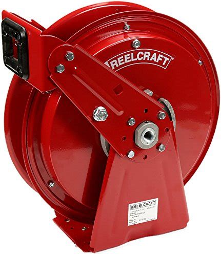 Reelcraft Dp7400 Olp Heavy Duty Compact Dual Pedestal Hose Reel 50 Airwater Hose Not Included