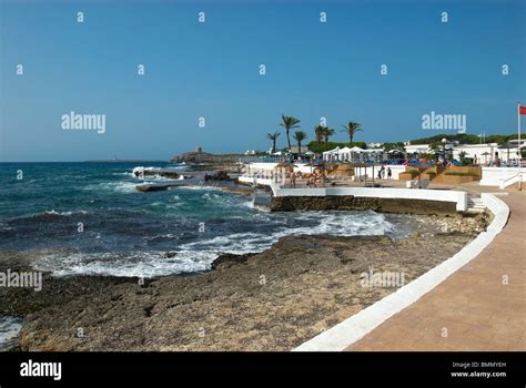 Promenade At Salgar Menorca Balearics Spain Stock Photo Alamy