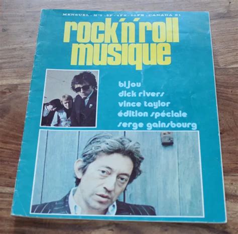 REVUE MUSICALE Rock N Roll Musique N 5 Gainsbourg Bijou EUR 4