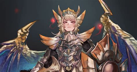 Mer Zena The One Who Carves The Primordial Monhun Gijinka 原初を刻むメルゼナ擬人化 Pixiv