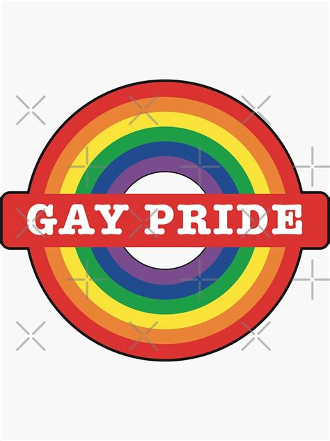 Gay Pride Sticker For Sale By Bearbum Redbubble