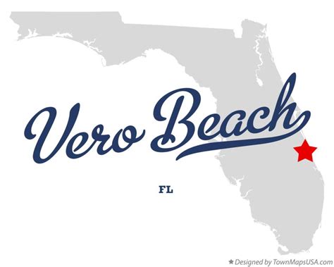 Map of Vero Beach, FL, Florida