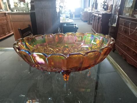 Carnival Glass Fruit Bowl Revive Antiques And Decor