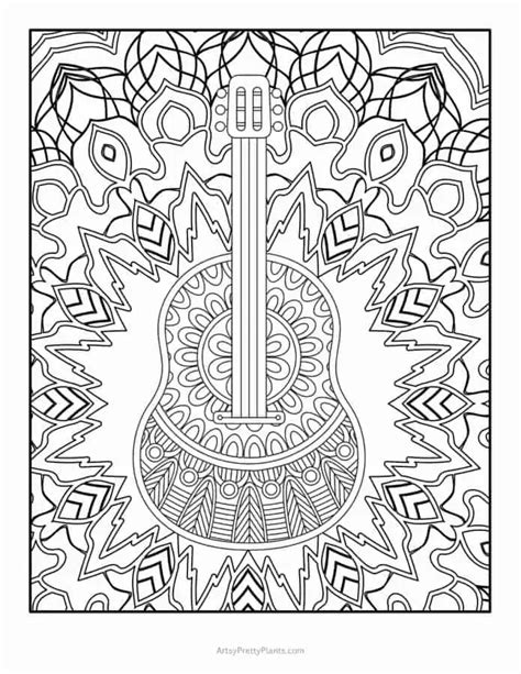 Free Trippy Coloring Pages For Adults Artsy Pretty Plants