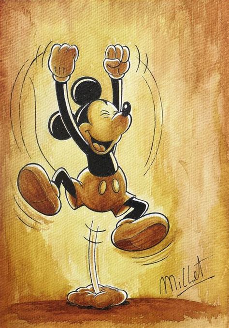 Classic Mickey Mouse Original Watercolour Painting Catawiki