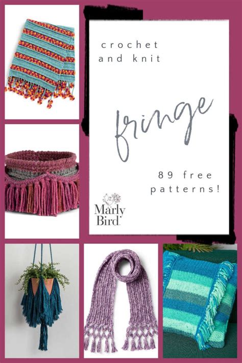 Free Fringe Patterns To Crochet And Knit Marly Bird