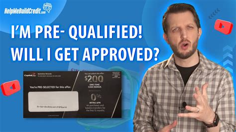 Does Being Pre Qualified For A Credit Card Really Mean I Will Get