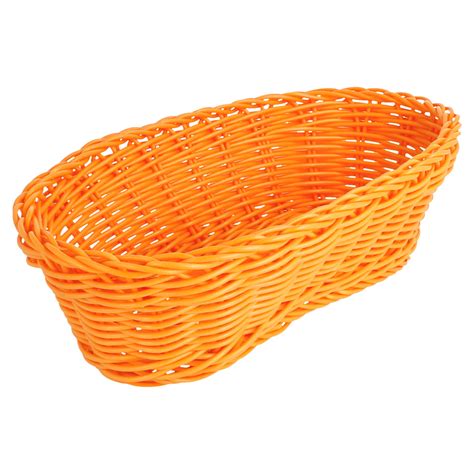 Cesta Tipo Vime Comprida Laranja 230x90x80mm 12 Un