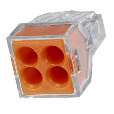 Wago A Way Mm Push Wire Connector Pack Of Cef