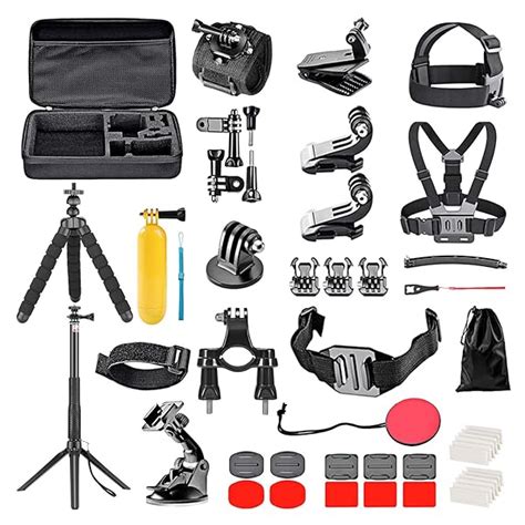 Neewer Upgraded 50 In 1 Action Camera Accessory Kit Compatible With