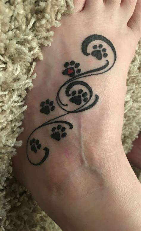 Cute Paw Print Tattoos For Your Inspiration Artofit