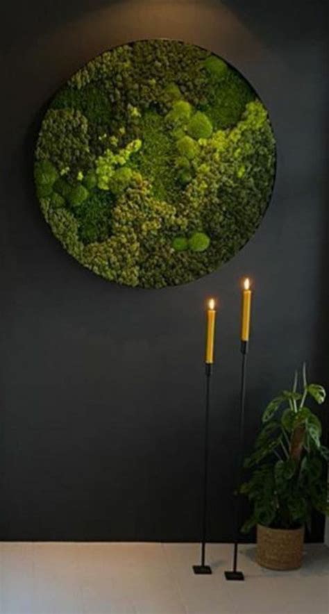 Pin By Citrus Flowers Plants On Casas Living Wall Art Moss Wall Art