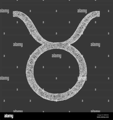 Taurus Zodiac Sign Line Art Stock Vector Image And Art Alamy