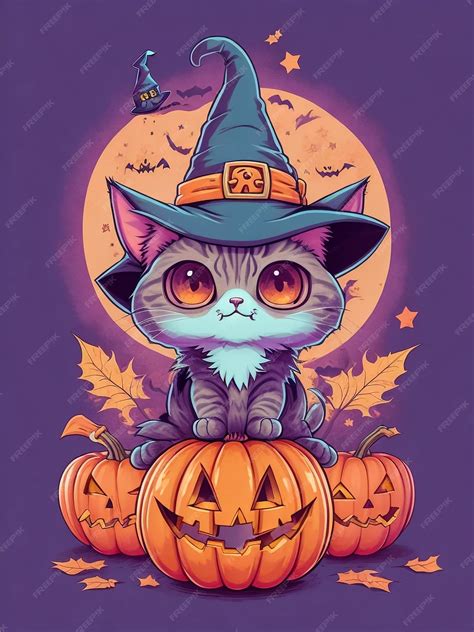 Premium Photo | Cute cat wearing Halloween costume