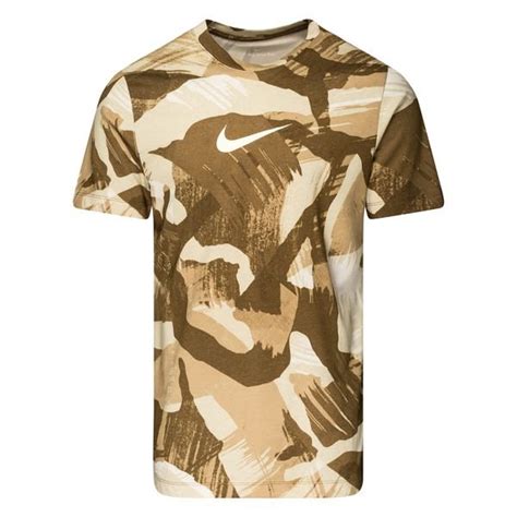 Nike T Shirt D Entra Nement Dri Fit Camo Marron Unisportstore Fr