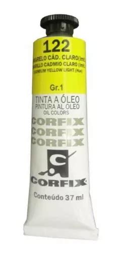 Tinta A Oleo Corfix G1 122 Amarelo Cadmio Claro 37ml Parcelamento Sem