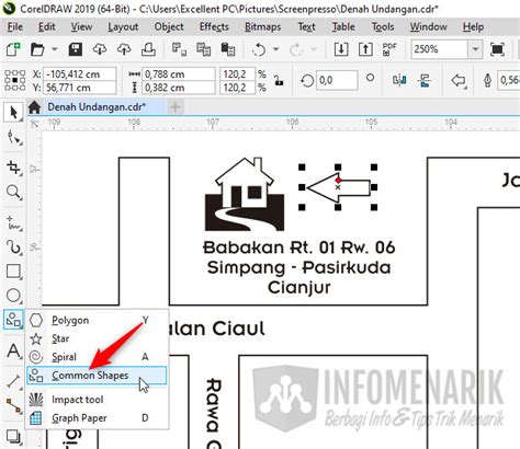 Cara Membuat Denah Lokasi Undangan Lengkap Dengan Barcode Info Menarik