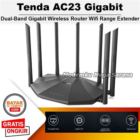 Networking Router Tenda AC23 AC2100 Dual Band Gigabit WiFi Router