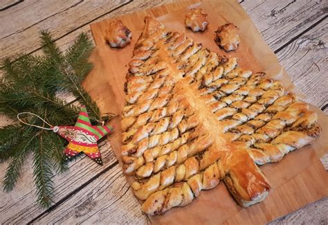 Weihnachtsmenü 2018 Blätterteig Tannenbaum mit Winterpesto Rezepte