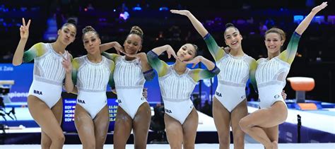 Olimpíadas 2024 Brasil garante vaga por equipes na ginástica feminina