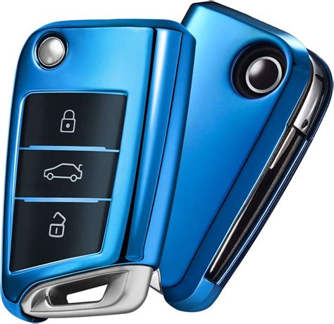 Oatsbasf Car Key Cover Compatible With Vw Car Key Case For Vw Golf