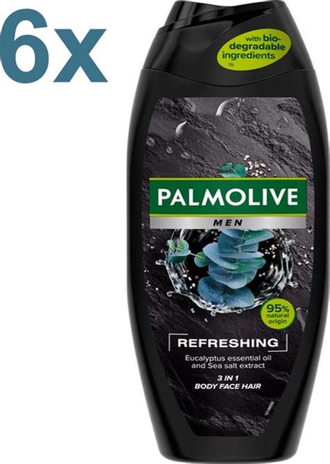 Palmolive Men Refreshing In Body Face Hair Douchegel X