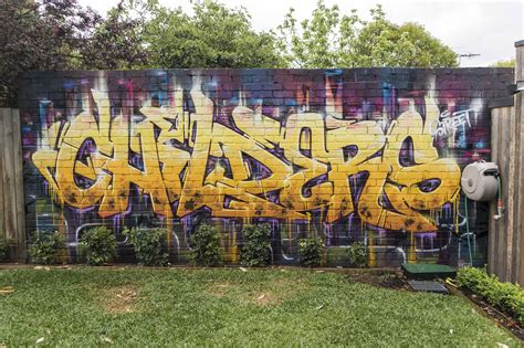 Traditional Graffiti Wall Mural - Set It Off Melbourne - Graffiti ...