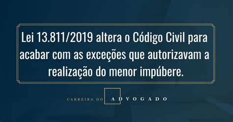 Lei Altera O C Digo Civil Para Acabar As Exce Es Que