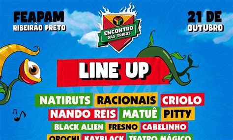 Encontro Das Tribos Anuncia Line Up Completo Site RG Moda Estilo