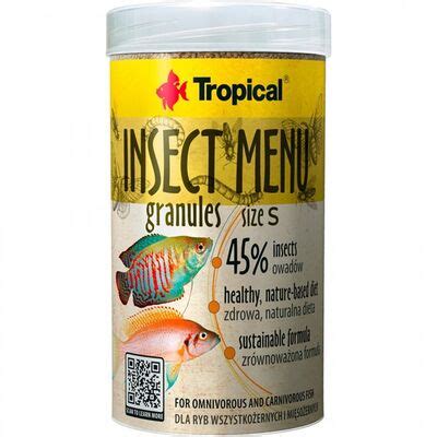 Tropical Insect Menu Granules S 1000 ML Discus Yemleri Betta Yemleri