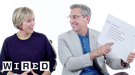 Steve Carell Kristen Wiig Answer The Web S Most Searched Questions