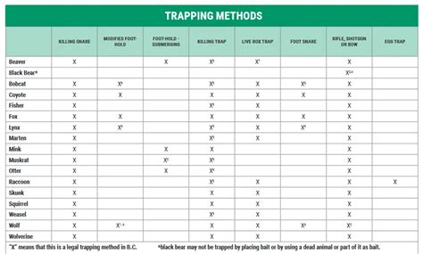 Types Of Traps The Furbearers Protecting Canadian