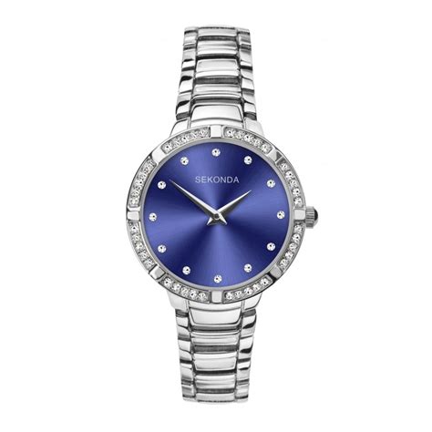 Sekonda Ladies' Blue Dial Bracelet Watch 40033 - Watches from Lowry Jewellers UK