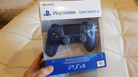 Ps4 Midnight Blue Dualshock4 Controller Unboxing Youtube