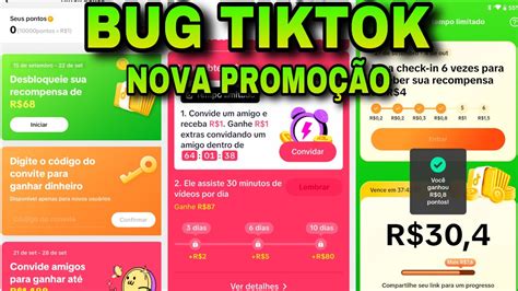 BUG TIKTOK NOVA PROMOÇÃO BAIXE E GANHE R 48 00 REAIS VIA PIX YouTube