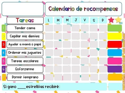 Ideas De Cuadro De Tareas Recompensas Para Ni Os Cuadro De