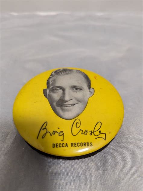 Vintage Bing Crosby Decca Records Promotional Vinyl Album Brush Cleaner