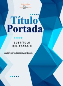 Portadas Para Informes Worddescargar Gratis