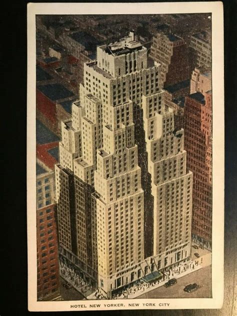 Vintage Postcard 1940 Hotel New Yorker 34th And 8th New York City Ny