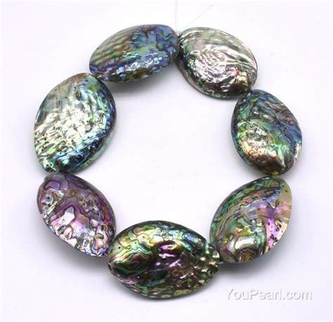 Large Abalone Shell Beads X Mm X Mm X Mm Paua Shell Multi