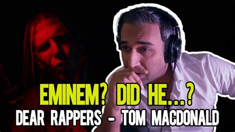 Pakistani Rapper Reacts Tom Macdonald Dear Rappers Youtube