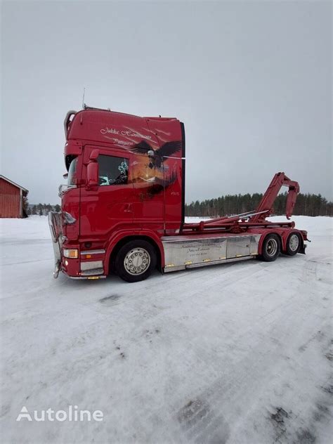 Scania R Show Truck X Koukkulaitteella Hook Lift Truck For Sale