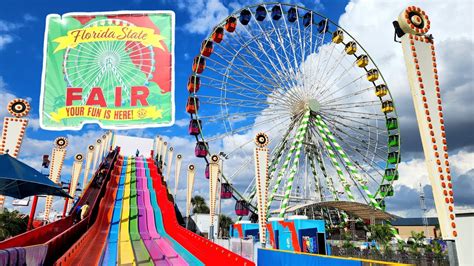 Empty Opening Day Of FLORIDA STATE FAIR 2023 Foods Livestock Rides