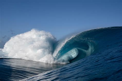 Giant Wave Teahupoo Tahiti Photo Print Ocean Photography Beach Theme