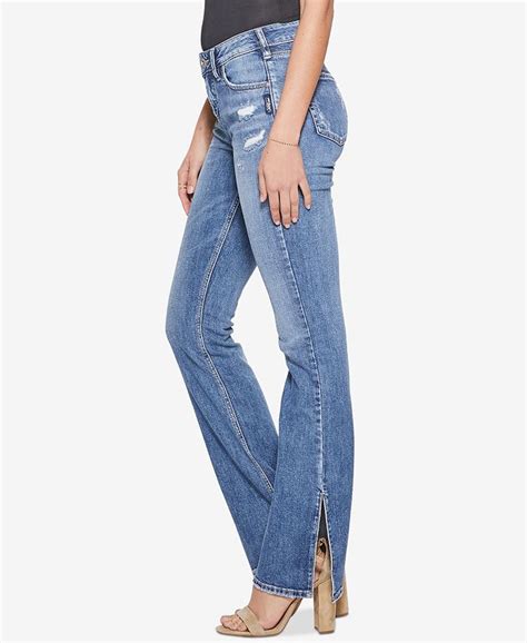 Silver Jeans Co Avery High Rise Curvy Slim Bootcut Jeans Macys