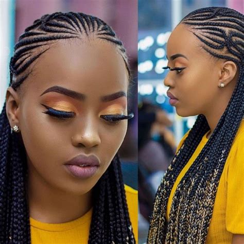 Yeboyebo Hairstyle Cornrow Updo Hairstyles Goddess Braids Hairstyles