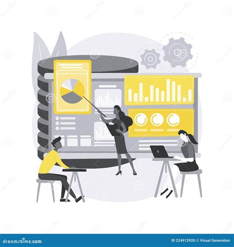 Big Data Conference Abstract Concept Vector Illustration Stock Vector