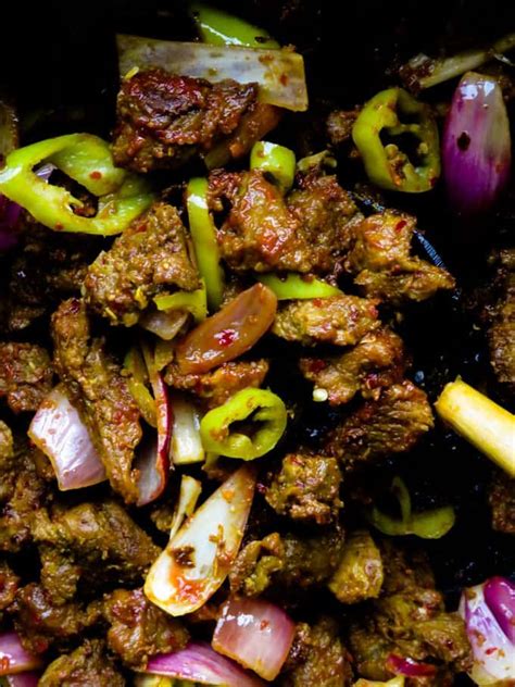 Sri Lankan Spicy Devilled Beef Stir Fry Island Smile Recipe