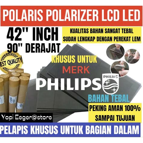 Jual Polaris Polarizer Lcd Led Philips Inch Derajat Lapisan