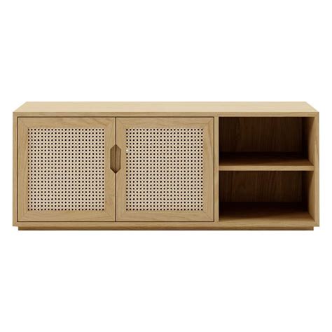 Cuba Rattan Oak Entertainment UnitOnly 636 SAVE 20 TV Units